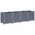 Garden Planter Blue Grey 160x40x53 cm PP