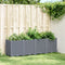 Garden Planter Blue Grey 160x40x53 cm PP