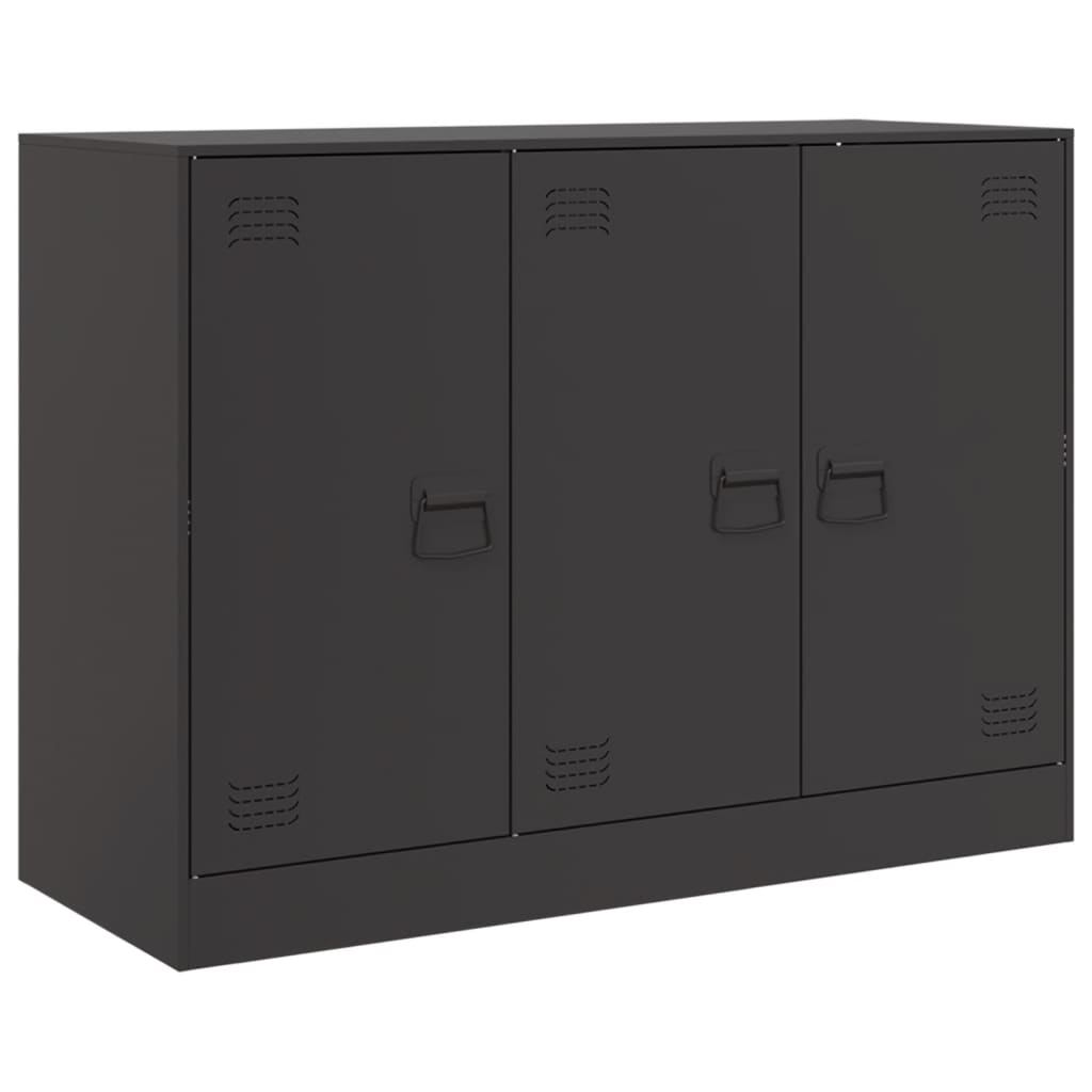 Sideboard Black 99x39x73 cm Steel