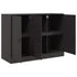 Sideboard Black 99x39x73 cm Steel
