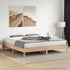 Bed Frame without Mattress 183x203 cm King Solid Wood Pine