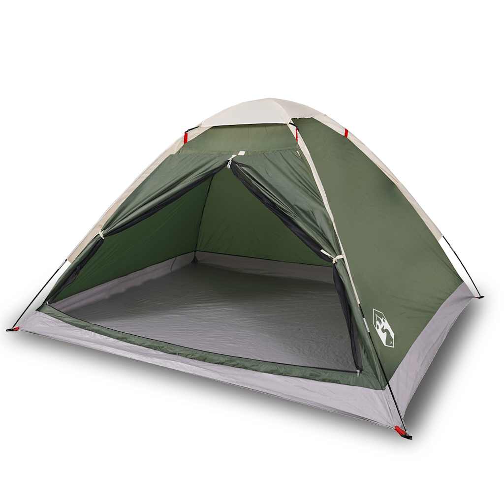 Camping Tent Dome 2-Person Green Waterproof