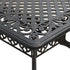 7 Piece Garden Dining Set Bronze Cast Aluminium