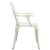 Garden Chairs 6 pcs Cast Aluminium White