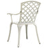 Garden Chairs 6 pcs Cast Aluminium White