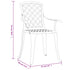 Garden Chairs 6 pcs Cast Aluminium White