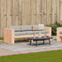 Garden Sofa 3-Seater 189x60x62 cm Solid Wood Douglas