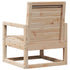 Garden Chair 57.5x63x76 cm Solid Wood Pine