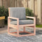 Garden Chair 57.5x63x76 cm Solid Wood Douglas