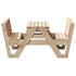 Picnic Table for Kids 88x122x58 cm Solid Wood Pine