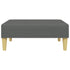 Footstool Dark Grey 77x55x31 cm Fabric