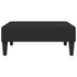 Footstool Black 77x55x31 cm Velvet