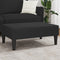 Footstool Black 77x55x31 cm Velvet