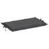 Sun Lounger Cushion Melange Anthracite 186x58x4 cm Fabric