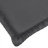 Sun Lounger Cushion Melange Anthracite 200x50x4 cm Fabric