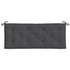 Garden Bench Cushions 2 pcs Melange Anthracite 120x50x7 cm Fabric