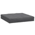 Pallet Cushion Melange Anthracite 60x60x9.5 cm Fabric