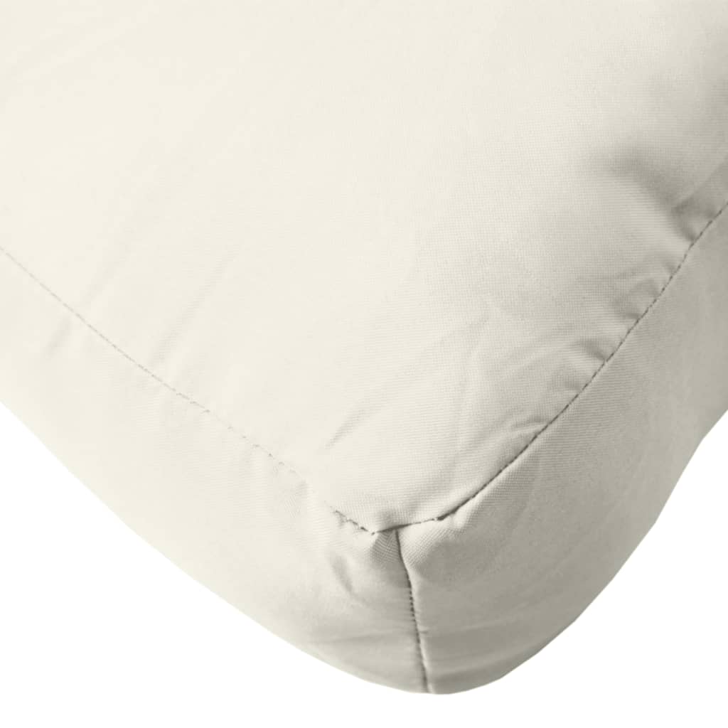 Pallet Cushion Melange Cream 60x60x10 cm Fabric