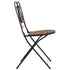 Bistro Chairs Foldable 2 pcs Terracotta Ceramic