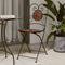 Bistro Chairs Foldable 2 pcs Terracotta Ceramic