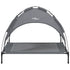 Dog Bed with Canopy Anthracite Oxford Fabric and Steel