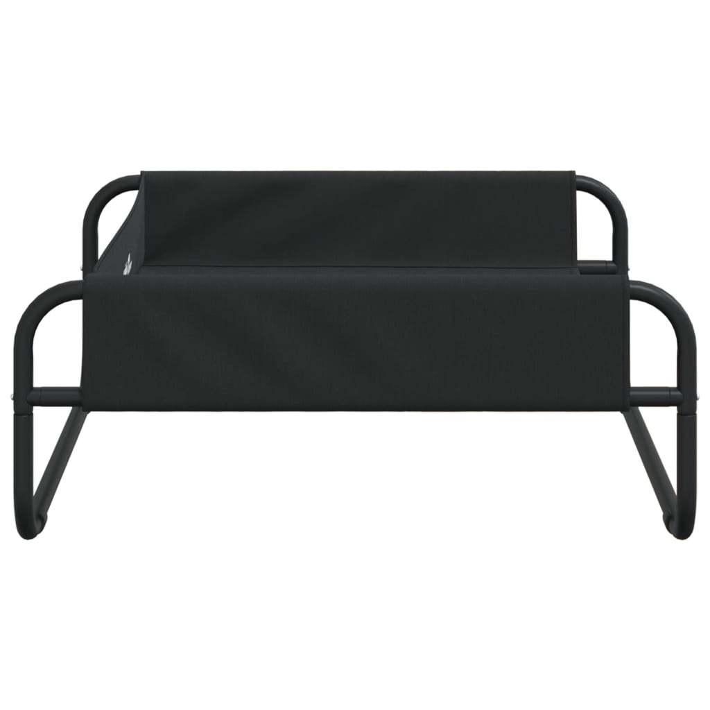 Elevated Dog Bed Anthracite Oxford Fabric and Steel