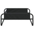 Elevated Dog Bed Anthracite Oxford Fabric and Steel