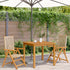 Garden Chairs 2 pcs Beige Solid Wood Acacia and Poly Rattan