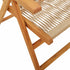 Garden Chairs 2 pcs Beige Solid Wood Acacia and Polypropylene