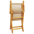 Garden Chairs 2 pcs Beige Solid Wood Acacia and Polypropylene