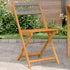 Bistro Chairs 2 pcs Grey Solid Wood Acacia and Rope