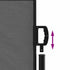 Retractable Side Awning Anthracite 100x300 cm
