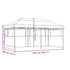 Foldable Party Tent Pop-Up with 3 Sidewalls Taupe