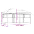 Foldable Party Tent Pop-Up with 3 Sidewalls Terracotta