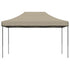 Foldable Party Tent Pop-Up Taupe 440x292x315 cm