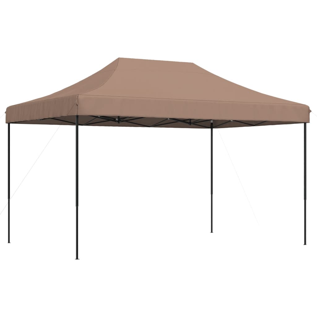 Foldable Party Tent Pop-Up Brown 440x292x315 cm