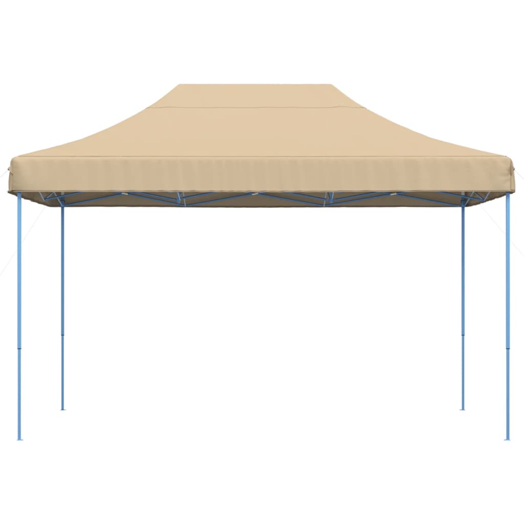 Foldable Party Tent Pop-Up Beige 410x279x315 cm