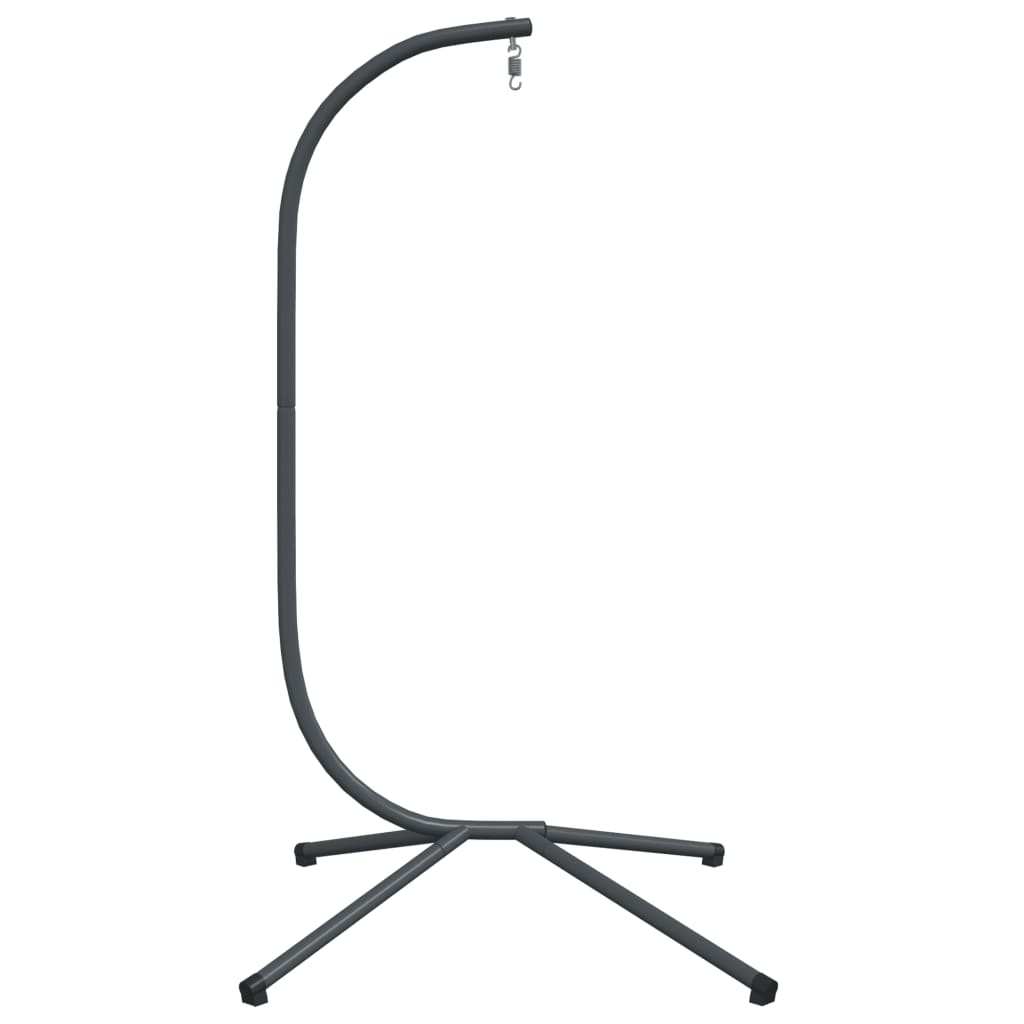 Hanging Egg Chair Stand Anthracite Steel