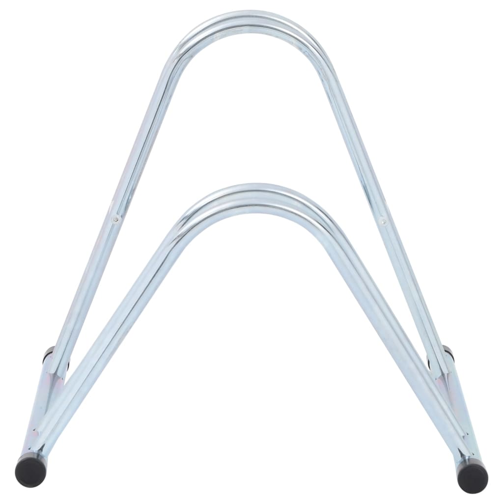 Bicycle Stand for 2 Bikes Floor Freestanding Galvanised Steel