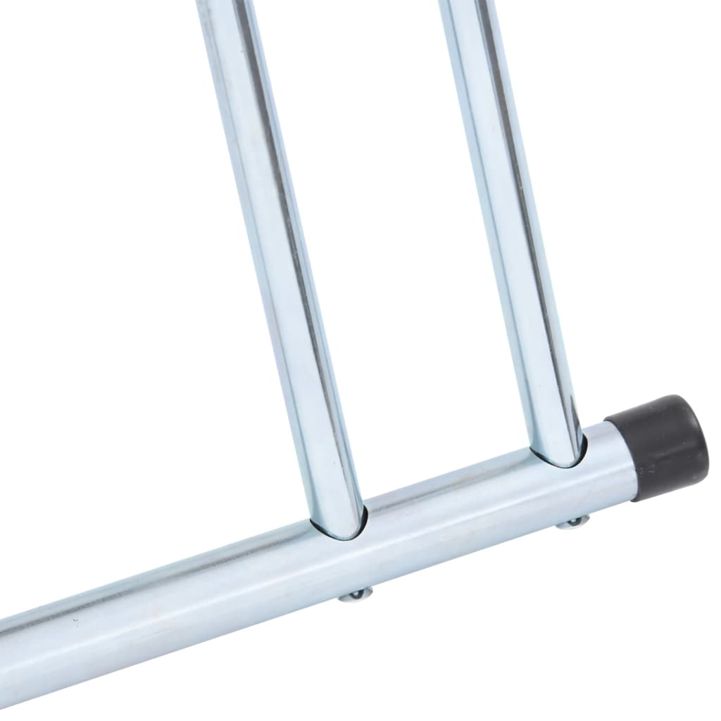 Bicycle Stand for 2 Bikes Floor Freestanding Galvanised Steel