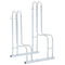 Bicycle Stand for 2 Bikes Floor Freestanding Galvanised Steel