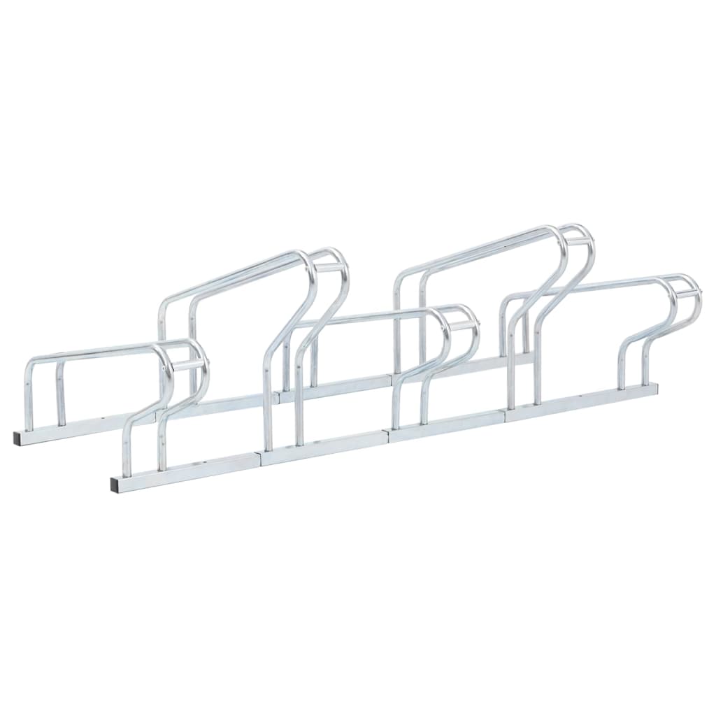 Bicycle Stand for 5 Bikes Floor Freestanding Galvanised Steel