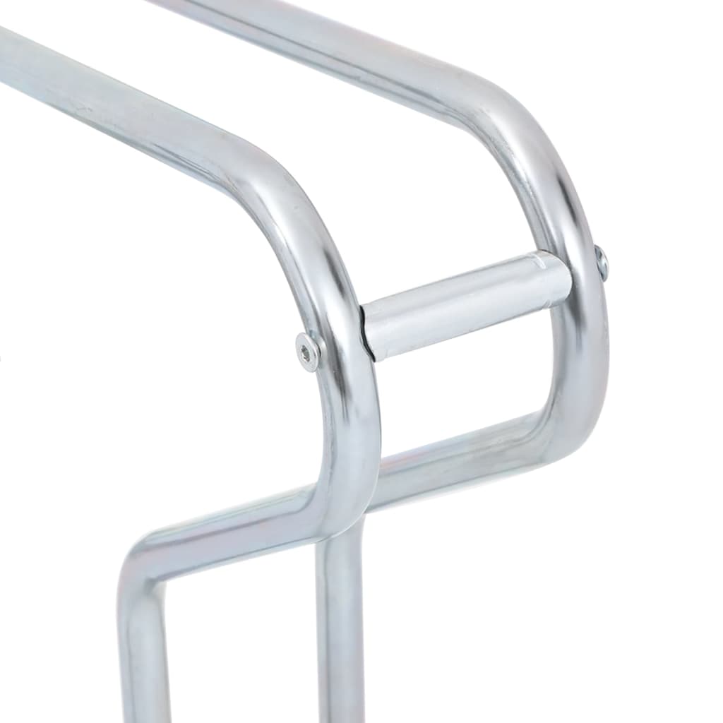 Bicycle Stand for 6 Bikes Floor Freestanding Galvanised Steel