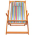 Folding Beach Chairs 2 pcs Multicolour Fabric