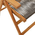 Reclining Garden Chairs 4 pcs Grey Solid Wood Acacia