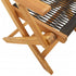 Folding Garden Chairs 4 pcs Black Solid Wood Acacia