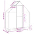 Greenhouse with Base Frame Anthracite 169x58x202 cm Aluminium