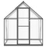 Greenhouse with Base Frame Anthracite 169x114x195 cm Aluminium