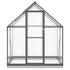 Greenhouse with Base Frame Anthracite 169x114x202 cm Aluminium