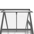 Greenhouse with Base Frame Anthracite 169x114x202 cm Aluminium